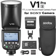 Godox V1 Pro V1Pro S 2.4G TTL Li-ion Round Head Camera Flash Speedlite for Sony