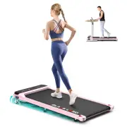 BLACK LORD Treadmill Electric Walking Pad Incline Pink w/ Smart Watch