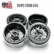 4PCS 2.2" Beadlock Wheels Rims For 1:10 RC Axial Wraith RR10 Yeti SCX10 TRX-4