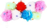 Healeved Colorful Bath Large Shower Sponge Pe Material Body Scrubber for Foot Back Knees Soft Skin Massage Travel Friendly Random Color
