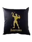 Beercules Cushion Pillow Fun Alcohol Drunk Wasted Intoxicated Party Drunken