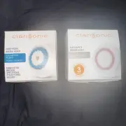 Clarisonic Deep Pore Replacement Brush Head AND Radiance Brush Head Replace NIB