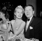 Virginia Mayo husband Michael O'Shea attends Photoplay Awards - 1952 Old Photo