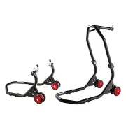 Warrior 4 Wheel Racing Head Paddock Stand And Rear Paddock Stand Bike Bundle