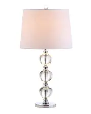 JONATHAN Y Designs Cole 27in Crystal LED Table Lamp