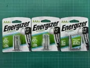 2 x (Pack of 4) Energizer AAA4 800mah RECHARGE EXTREME AAA Rechargeable Battery