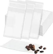 100 Pcs Resealable Seed Saving Envelopes, 2.6 x 3.5 Inch Small Self Adhesive Packets, Translucent Storage Paper Bags Bulk for Flower Vegetable Seeds and Small Items