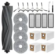 Accessories Kit Replacement for L20 Ultra / X20 Pro / X20 Robot Parts,Main Brush Dust Bags, Hepa Fi