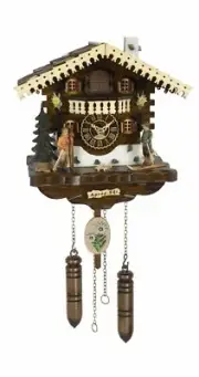 Quartz Cuckoo Clock Swiss house with music TU 4275 QM HZZG NEW