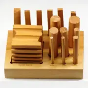 WOODEN SWAGE BLOCK WITH PUNCH SET