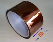 High Temperature Heat Resistant Kapton Tape 50mm X 100ft Reprap 3D Printers BGA