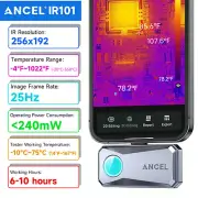 Thermal Imaging Camera External Infrared Thermal Imager for Android USB-C IR101