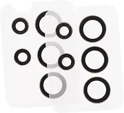 Hoement S23 Ultra Rear Camera Cover Mobile Phone Lens Protector Tempered Glass Camera Lens Film Set