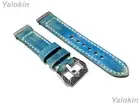 Turquoise Brushed Leather Band Strap for Fitbit Versa 3 4 & Sense 2 Smartwatches