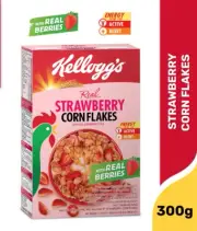 Kellogg's Strawberry Corn Flakes Cereal 300g