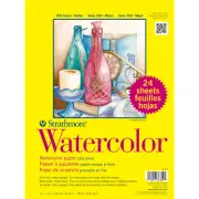 Strathmore 361900 Watercolor Paper Pad 9"X12"-24 Sheets