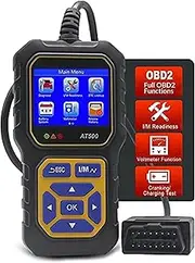 Majesun AT500 Car OBD2 Scanner Diagnostic Tool, Live Data Enhanced Check Engine Fault Code Reader, Car Diagnostic Tool for All Vehicle, OBD/EOBD Scanner for Car After 1996
