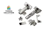 otion 8 Pack 110 Degree Soft Close Hinges Self-Closing Frameless Hinges with ...