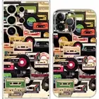Vintage Retro Cassette Tapes Collage Case Cover Silicone / Shockproof / MagSafe