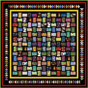 WITH MY LITTLE EYE - 91" x 91" - Quilt-Addicts Precut Patchwork Quilt Kit Queen