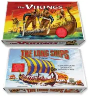 Marx "The Vikings" Play Set Box OR Marx "The Long Ships" Play Set Box
