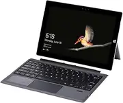 Bluetooth 5.3 Wireless Magnetic Keyboard with Touchpad for Microsoft Surface Pro 4/5/6/7/7+ Portable Tablet Flip Stand Built in Battery Type C Charging Keyboard