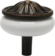 Ceramic Knob,Cabinet,Furniture Pull Handles,Door Pull,Drawer Pull Handle,Ceramic Knobs Vintage Round Knob Drawer Pull Handle Furniture Cabinet Cupboard Wardrobe Dresser Door Replacement Accessories W