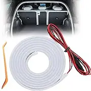 Dynamic Flowing Car Trunk Light Strip, Car Led Strip Lights - Trunk Cargo Ambient Lighting, Waterproof Flexible Led Strip for Car, Universal Fit, No Tools, No Damage (White,4 m/157 in)