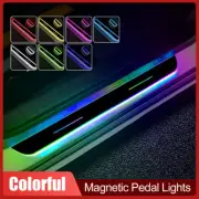 4Pcs Magnetic Car Door Illuminated LED Sill Light USB Rechargeable Front/Rear (for: Kia)