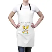 Cute Chef Corgi Apron Funny Dad Joke Pun Welsh Corgi Cooking Gift Apron