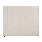 Cafe Lighting & Living Soho Bedhead (Off White Linen) - Double