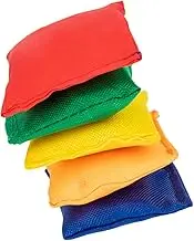 5pcs Toss Bean Bags for Outdoor Games Fun Childrens Tossing Hand Eye Coordination for Parties Picnics and Family Activities