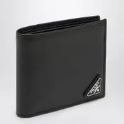 [Prada] Black Saffiano horizontal wallet One size Black