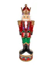 National Tree Company 36in Nutcracker Decoration with Multicolor Lights