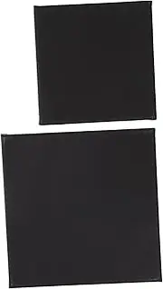 NUOBESTY 2pcs Black Canvas Frame Black Canvas Stretched Canvas Black Canvas with Frame DIY Canvas Frame for Canvas Oil Painting Frames Black Canvas for Painting Black Frames Wood