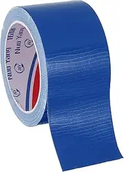 uxcell 2.4"x0.007" Bookbinding Tape, 22 Yard Cloth Bookbinding Repair Tape Book Binding Tape Self Adhesive for Repairing Old Books, Blue