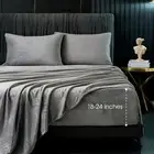 Flannel Sheets Queen Size, Deep Pocket Queen Sheets, Micro Plush Fleece Velve...