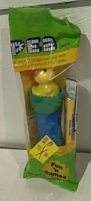 Chick Chicken Hatched Egg Pez Dispenser Fun ‘n Games Easter Vintage New Sealed
