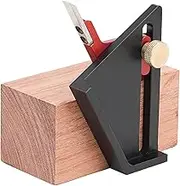 Router Setup Blocks,Height Gauge Woodworking | 0-58 mm Anodized Ruler Height Adjuster Guide for Center Marking Fabrication Drill Press Table Saw Accessories