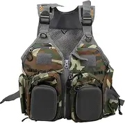 [SPYMINNPOO] Outdoor Vest, Mens Casual Outdoor Vest Multi‑Functional Jacket with Multi Pockets for Summer Hunting Fishing Travel