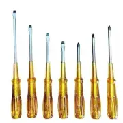 Heavy Duty 7 pcs Hammering Screwdriver Chrome Vanadium Steel Tri-Angle Head Set