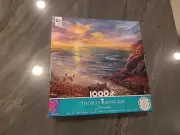 Thomas Kinkade Beachside Gathering 1000 PC Puzzle Brand New Ceaco