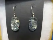 Stunning Santo Domingo KEWA Madagascar Shell Sterling Silver Earrings Abeyta