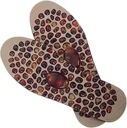 [SOESFOUFU] 1 Pair Massage Insole Foot Pressure Point Mat Magnetic Insoles for Men Foot Massager Stone Mat Silicone Heel Heel Cushion Inserts Gel Toe Spacers Bamboo Foot Pads