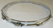 14" 10 Hole 3mm Triple Flanged Chrome Drum Hoop Snare Side between 2.3 Die Cast