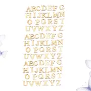 9 Sets/78 Diy Wood Letters Wooden Craft Alphabet Wooden Chips Children Learning