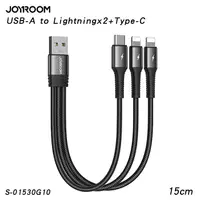 在飛比找myfone網路門市優惠-JOYROOM S-01530G10 一分三充電短線 雙Li