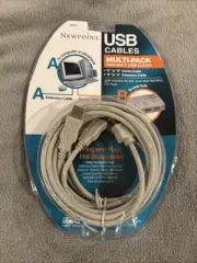 Vintage Unopened Newpoint Multi-Pack A/B Device + A/A Extension USB Cables