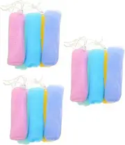 Beaupretty 15pcs Exfoliating Soap Pouch Color Foaming Net for Enhanced Cleansing and Quick Drying for Body Scrubbing and present Giving