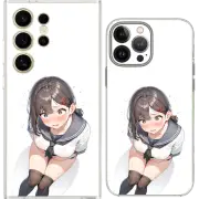 Kobeni Shy Awks Girl Chainsaw Man Waifu Case Cover Clear / Shockproof / MagSafe